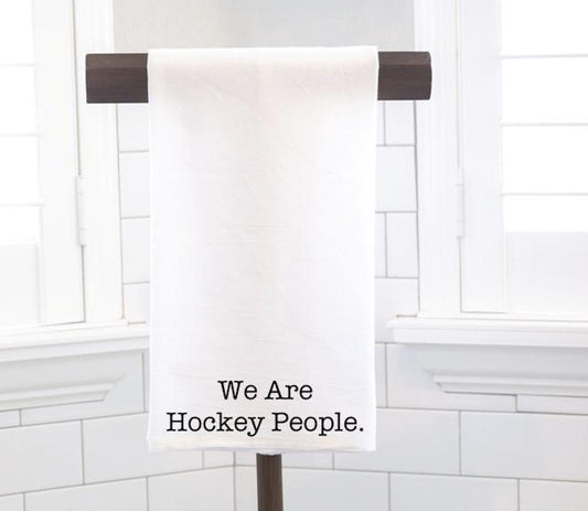 Hockey People Flour Sack Tea Towel – Hostess Gift