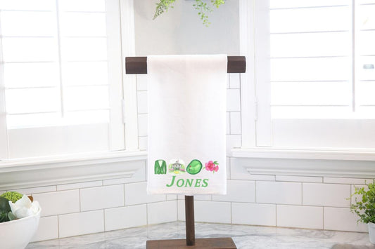 Personalized Gift For Golfer - Augusta Golf Flour Sack Towel – 100% Cotton Kitchen Gift