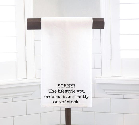 Funny Flour Sack Tea Towel – The Lifestyle You Ordered