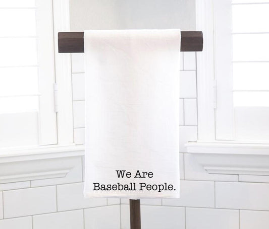 Baseball People Flour Sack Towel - Hostess Gift