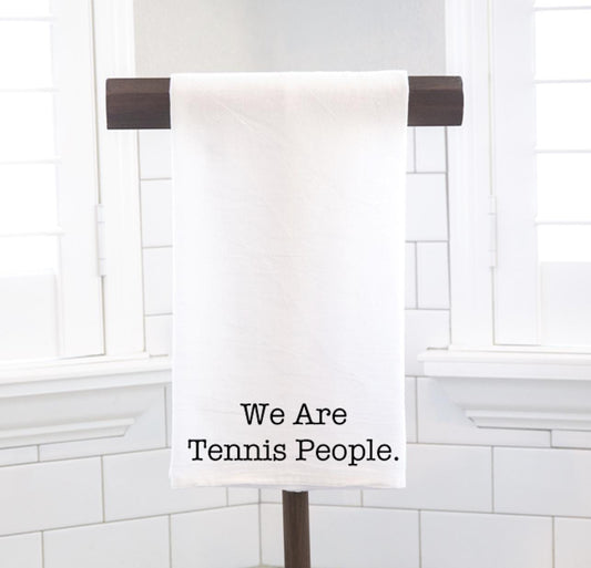 Tennis People Flour Sack Towel – Preppy Hostess Gift