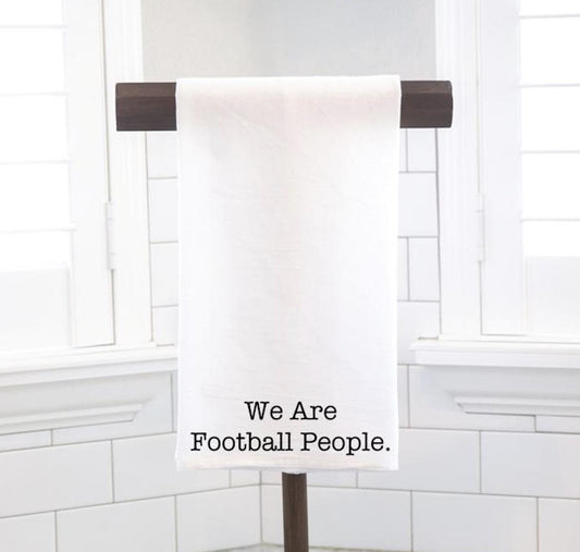 Football People Flour Sack Tea Towel – Hostess Gift